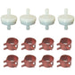 4 Fuel Filters and 8 Hose Clamps  Fits Briggs & Stratton Replaces 394358