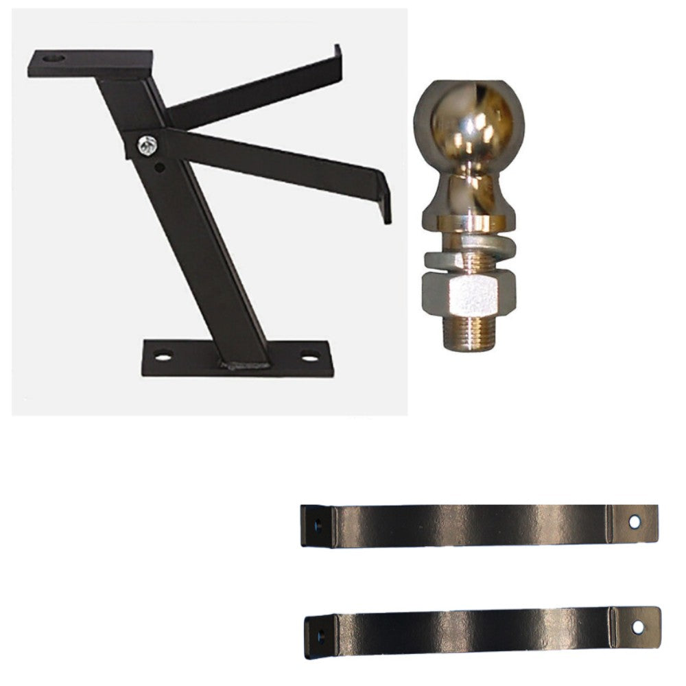 Trailer Hitch and 1/7/8" Ball Kit Made for Universal Riding Mowers Fits Deere