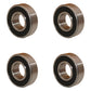 (4 Each) 1623-2RS Sealed Radial Ball Bearing 5/8 ID X 1-3/8 OD X 7/16 Wide
