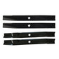 531307223 2 Heavy Duty Blades & 2 Mulching Blades Fits Poulan HD17542 HD1842