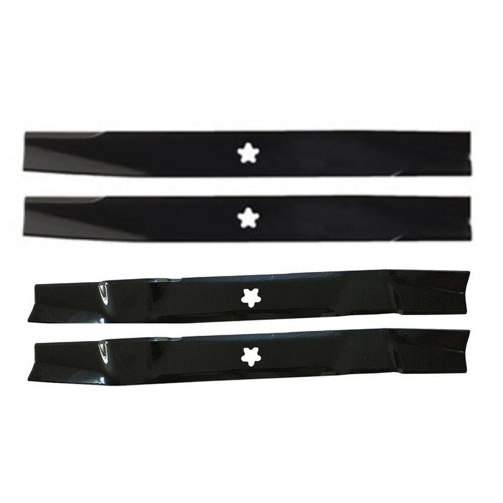 531307223 2 Heavy Duty Blades & 2 Mulching Blades Fits Poulan HD17542 HD1842