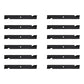794685 Qty 12: Notched High-Lift Mower Blade
 Fits Hustler
