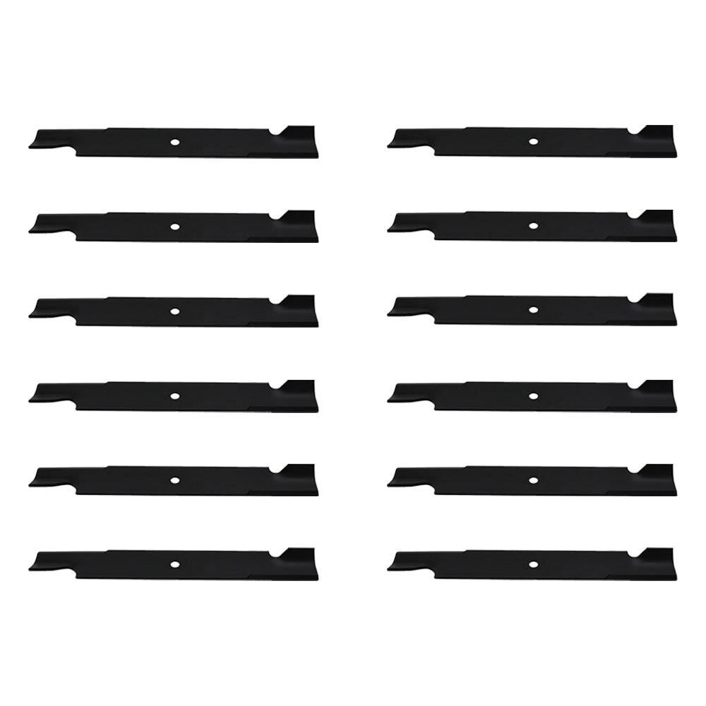 A-B1DC1501 Qty 12: Notched High Lift Mower Blade
 Fits Exmark Lazer Z