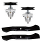 490-110-C131 Mower Deck Spindle Kit with OEM Type Blades
 Fits Cub Cadet