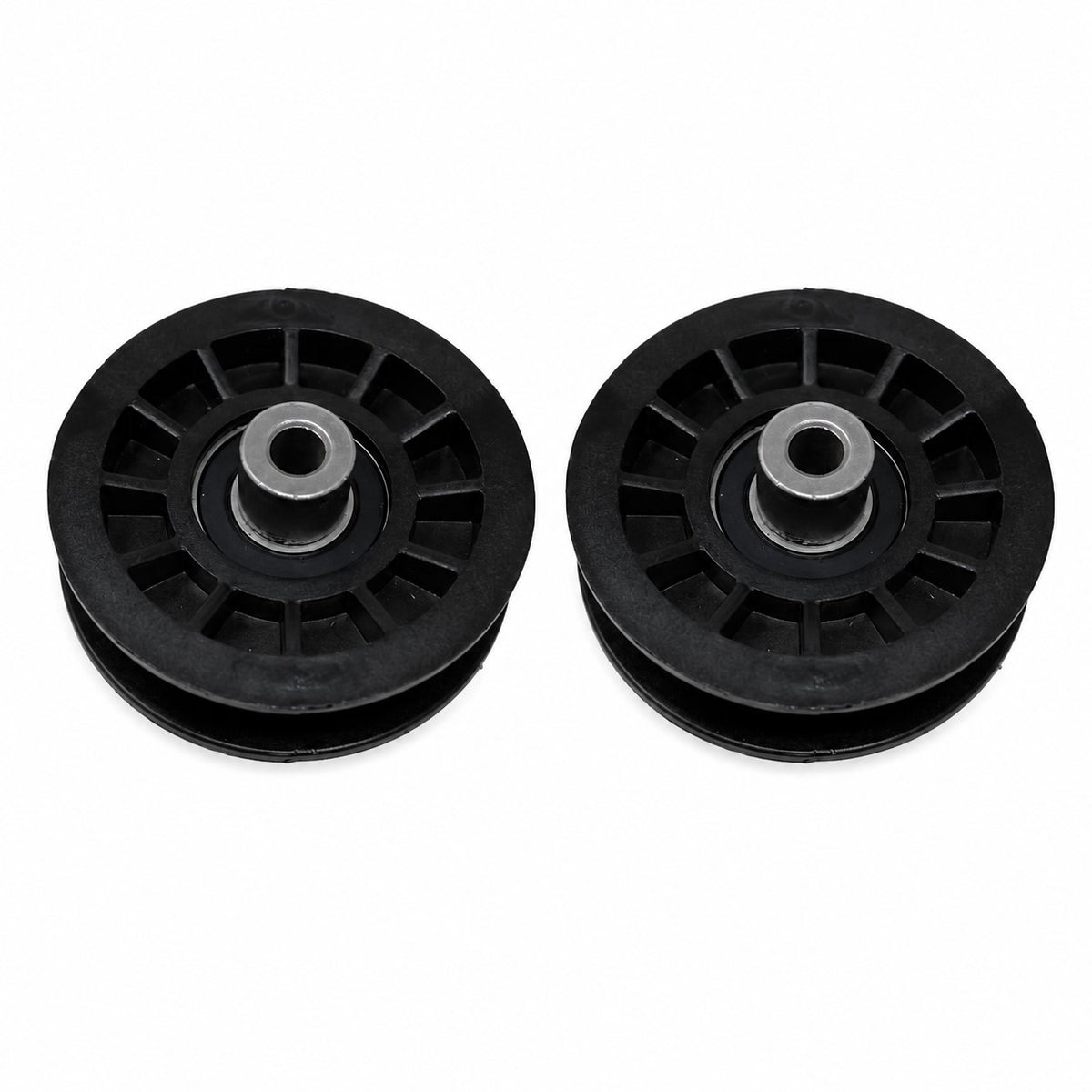 Qty. 2: Flat Idler Pulleys  Fits AYP Replaces 194327