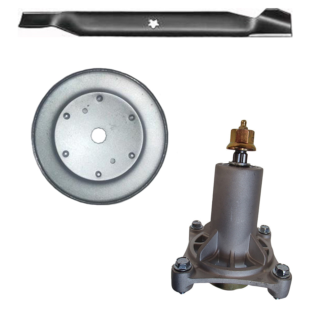 Spindle, Blade and Pulley Fits Husqvarna Replaces 192870