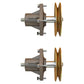 QTY 2: Mower Deck Spindles w/Bolts
 Fits Troy Bilt Replaces 618-0660