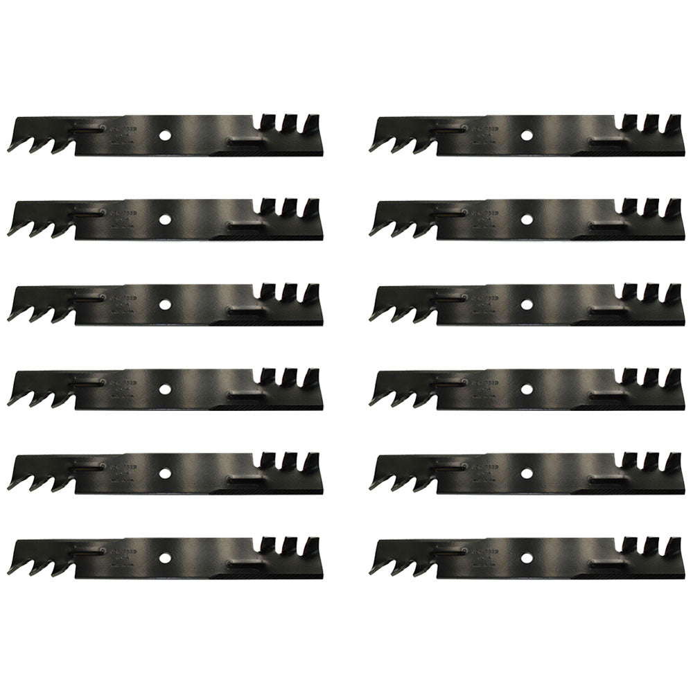 Qty 12: Toothed Mower Blades Fits Ariens Replaces 00273100