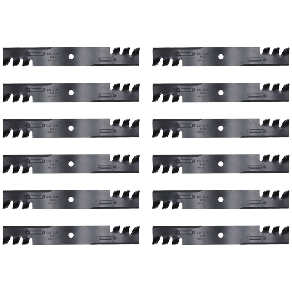 Qty 12: Toothed Mower Blades Fits Ariens Replaces 00273100