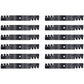 050125 Qty 12: Toothed Mower Blades Fits Lesco Commercial Mowers