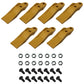 132-4720 QTY 7: Skid Steer Unitooth w/ Hardware Fits Caterpillar 216 216B