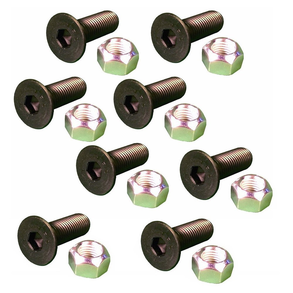 (8x) Screws & Nuts Fits CAT 5/8 x 2 1/2" (1592953, 8T4778)