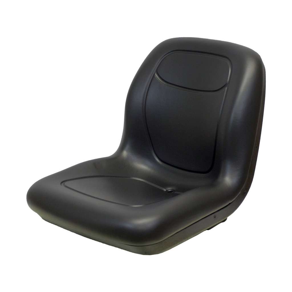 Black Seat w/Flip Up Armrests & Seat Rails Fits Bobcat Replaces 102707301CC