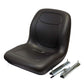 AM107759 Uni Pro Black Bucket Seat w/ Pair of Slide Rails  Fits John Deere 165