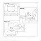 102707301CC Bucket Seat with Slide Rails & Operator Presence Switch Fits Kubota