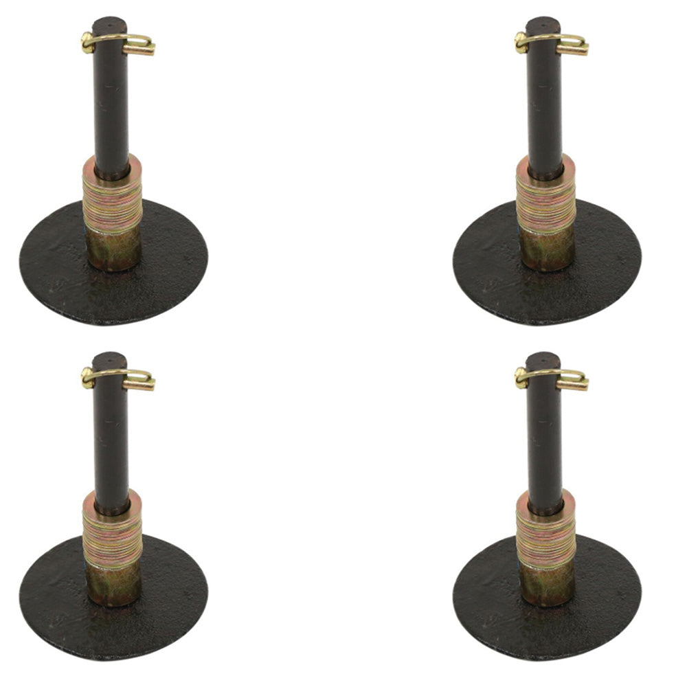 Qty 4: Heavy Duty Snow Plow Shoe Assembly Fits SNO-WAY Replaces 1303505