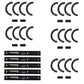 15687 Qty 5: Snow Blower 6-Piece Paddle Sets & Scraper Bars  Fits MTD