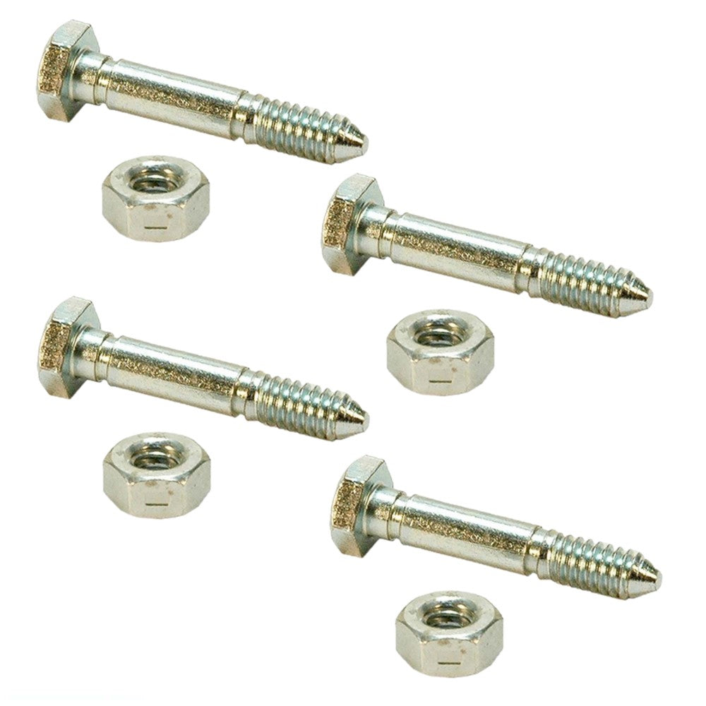 05907100 Qty 4: Shear Pin with Nut, 1-9/16" x 1/4"
 Fits Ariens ST520 ST524