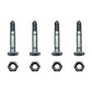4 Pack Shear Pins Lock Nuts 1-9/16" x 1/4" fits Ariens ST520 ST524 ST624 ST724