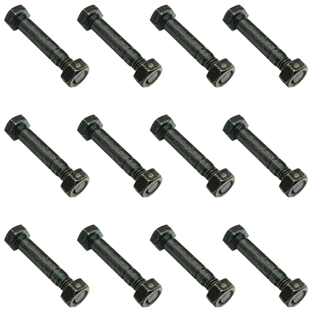 0310005P QTY 12: 2" x 5/16" Shear Pin with Nut
 Fits MTD