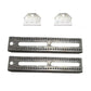 (2) Pontoon Boat Trailer 12" Bolster Bunk Board Adjustable Swivel Bracket Kits