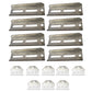 (8) Pontoon Boat Trailer 8" Bolster Bunk Board Adjustable Swivel Bracket Kits
