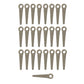 4111 007 1001 Qty 25: Trimmer Blade
 Fits Stihl PolyCut 20-3 Head
