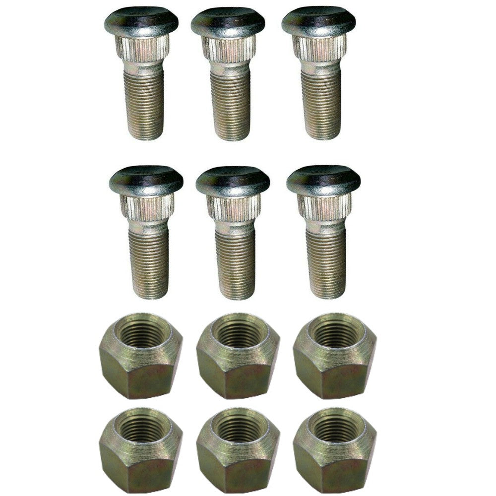 FRONT WHEEL STUDS w/ NUTS Fits Ford Fits International Fits Massey Ferguson