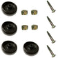 New FOUR (4) Wheels Fits John Deere X105 X106 X110 X120 X125 W/ Bolt & Nut