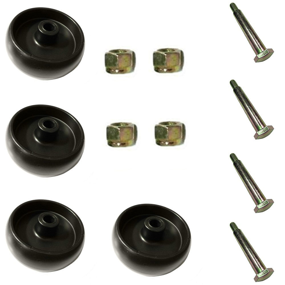 New FOUR (4) Wheels Fits John Deere X105 X106 X110 X120 X125 W/ Bolt & Nut