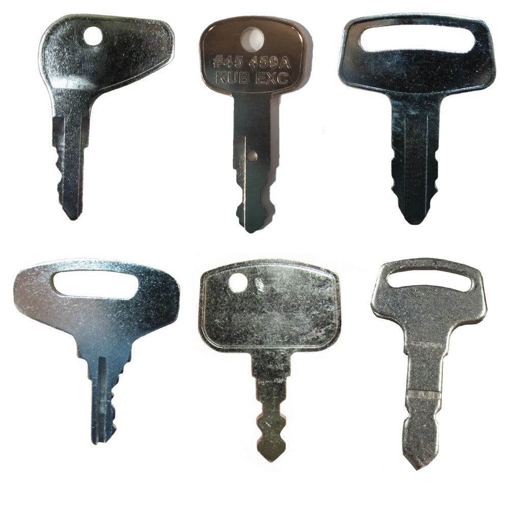 15248-63700 8 pc Equipment Key Set Fits Kubota