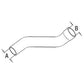 Top Radiator Hose Fits John Deere Replaces 150802