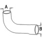 Upper Radiator Hose Fits John Deere 3155 2955 3255 3055 L62214
