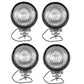 Qty 4: Headlamp with H3 Bulb Fits Universal Products Replaces AL50512V