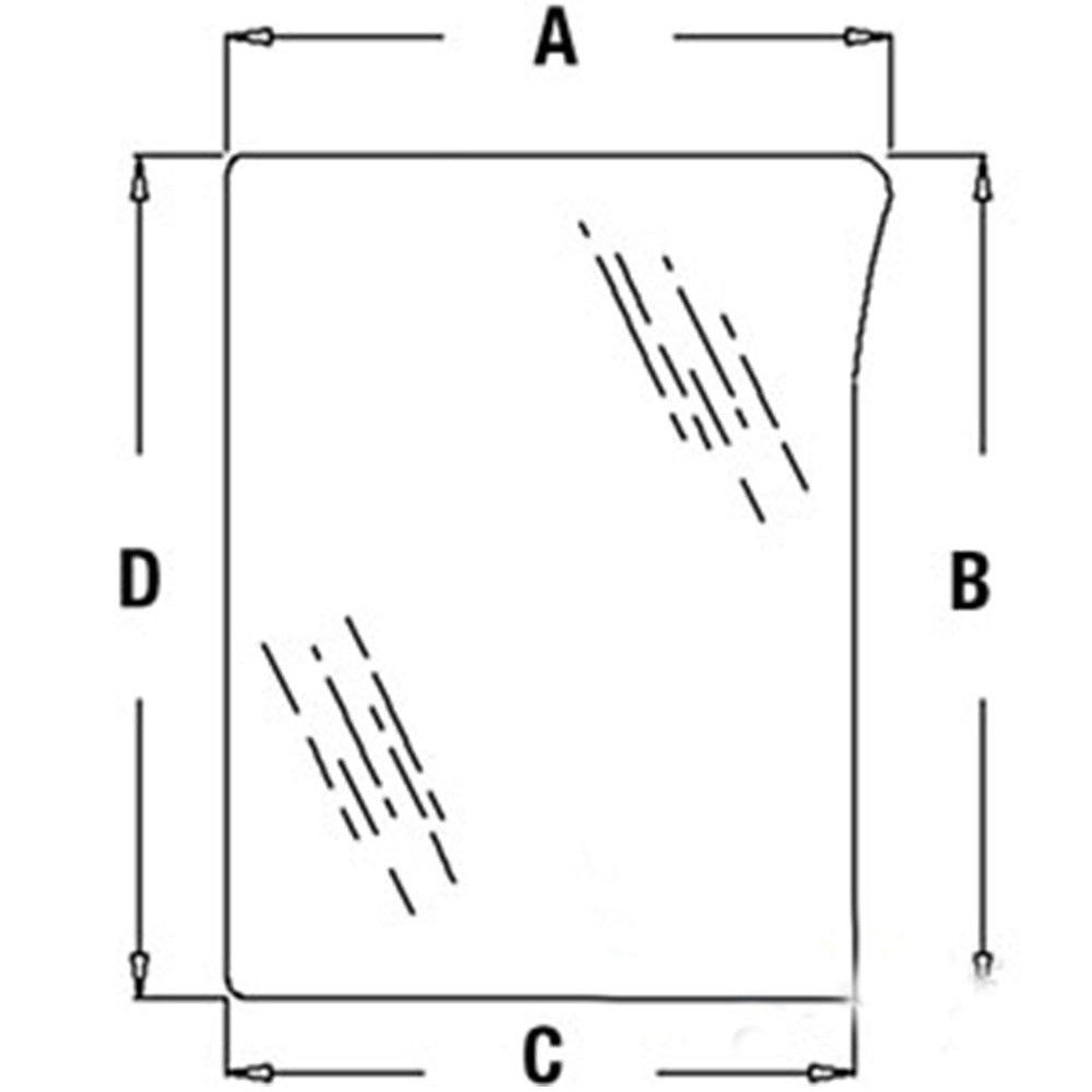 L78534 - Right Hand Front Lower Glass