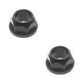 112-0347 Qty 2: (Plastic) Hex Kingpin Flanged Bushing
 Fits Toro 38" 42" Cut