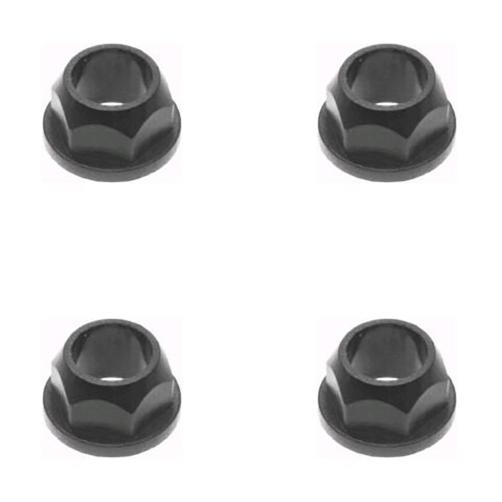 112-0347 Qty 4: (Plastic) Hex Kingpin Flanged Bushing
 Fits Toro 38" 42" Cut