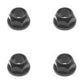 741-0225 Qty 4: (Plastic) Hex Kingpin Flanged Bushing
 Fits Cub Cadet