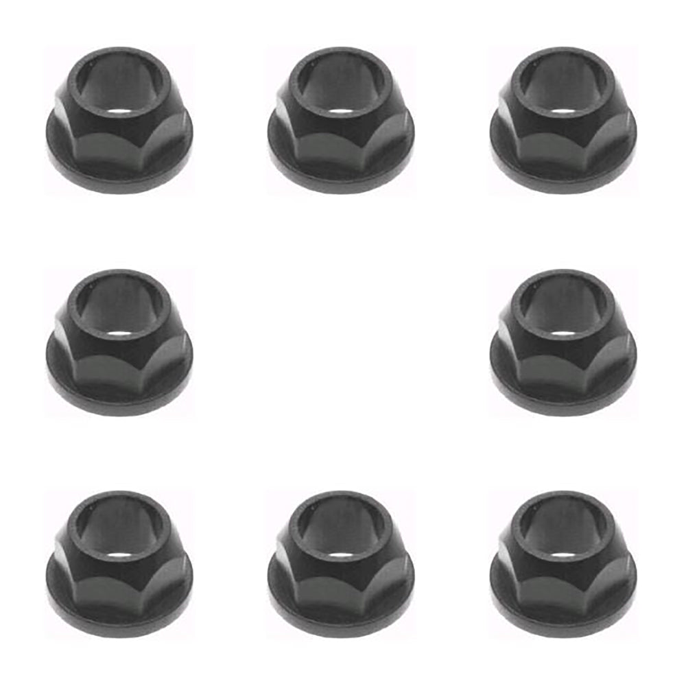 741-0225 Qty 8: (Plastic) Hex Kingpin Flanged Bushing
 Fits Cub Cadet
