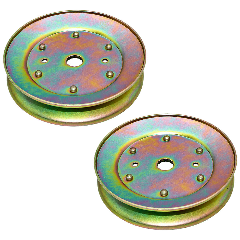 Qty 2: Drive Pulleys Fits AYP Replaces 129861