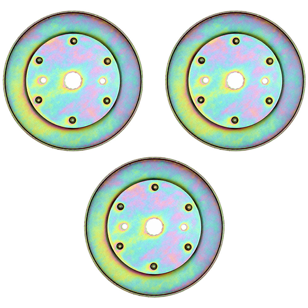 Qty 3: Drive Pulleys Fits AYP Replaces 129861