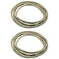 Qty 2: Belt Fits Massey Ferguson Replaces Lawn & Garden Belts
