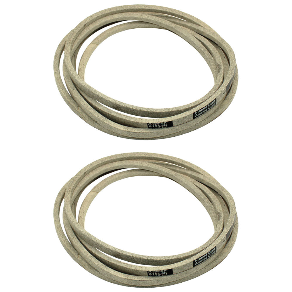 Qty 2: Belt Fits Massey Ferguson Replaces Lawn & Garden Belts