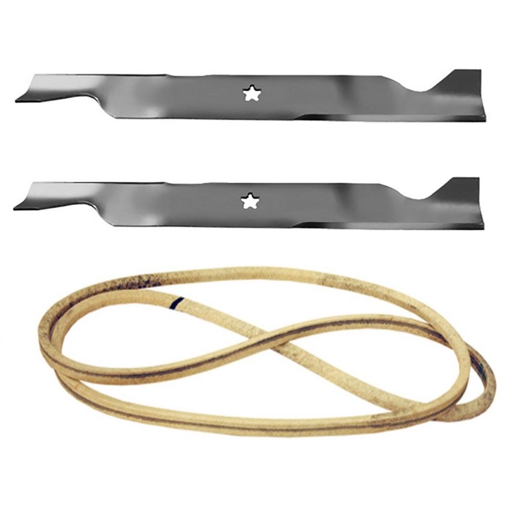 Fits Sears 46 Lawn Tractor Mower Deck Blade And Belt Combo 405830 40514