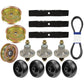 Deck Rebuild Kit Combo Set Blade Spindle Fits John Deere 155C LA130 LA140 Mowers