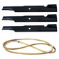 Belt & Blades Kit Fits Scag 48" Mower Decks 482529 481706