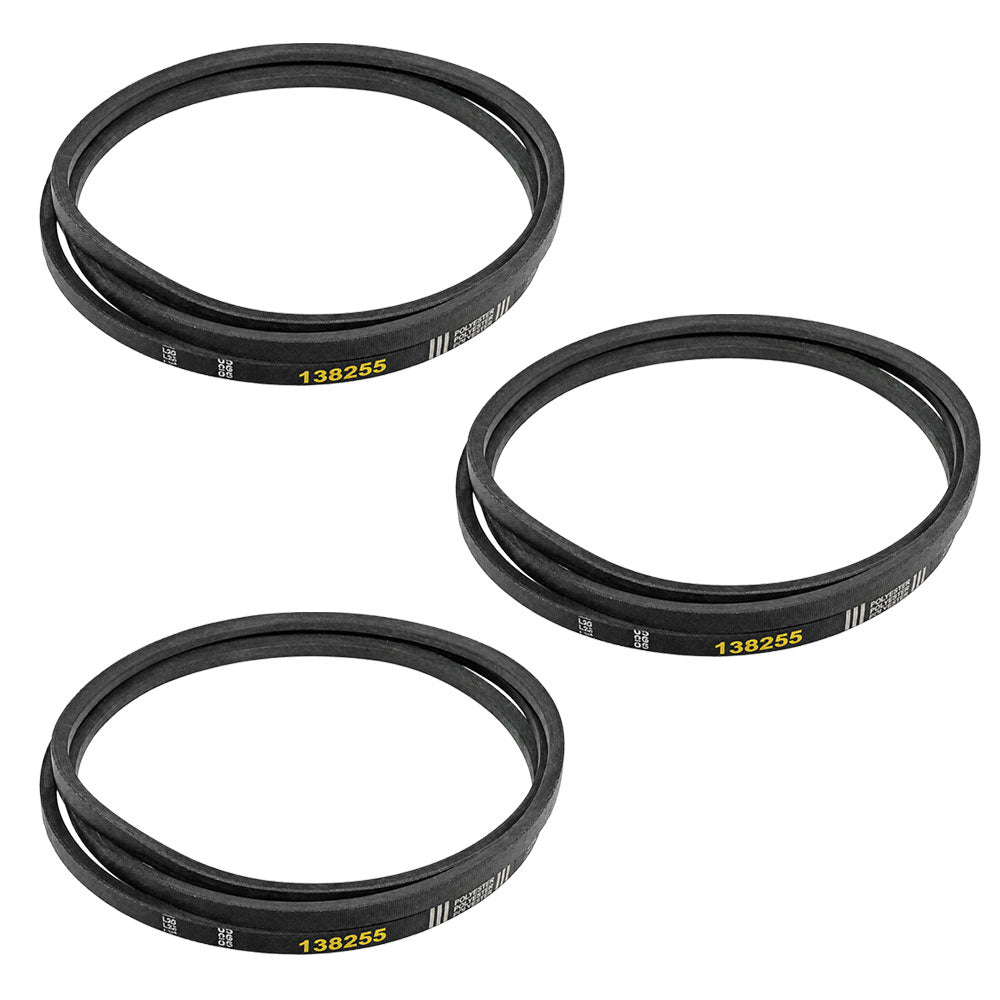 Qty. 3: Drive Belts Fits Murray Replaces 037X61MA
