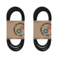Qty 2: Secondary Deck Belt  Fits Poulan Replaces 1808081