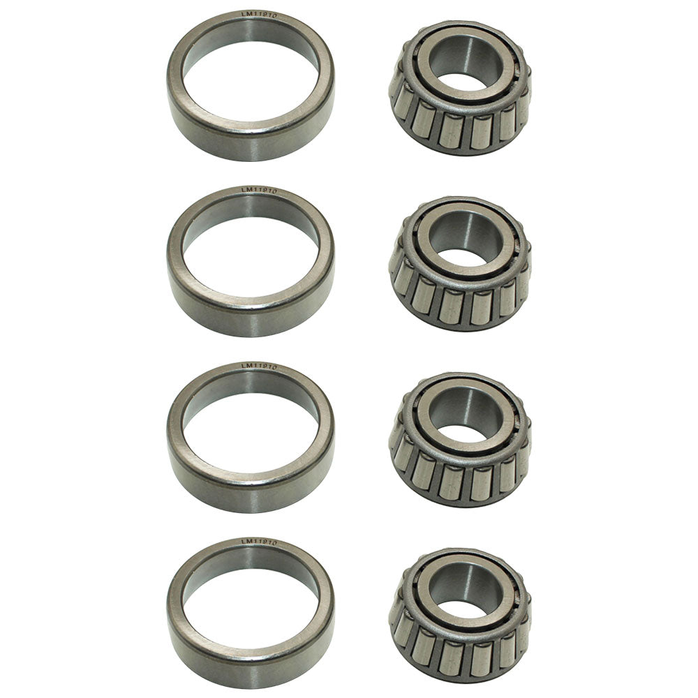 Qty. 4: Bearing Cone & Cup  Fits Troy Bilt Replaces 1120502
