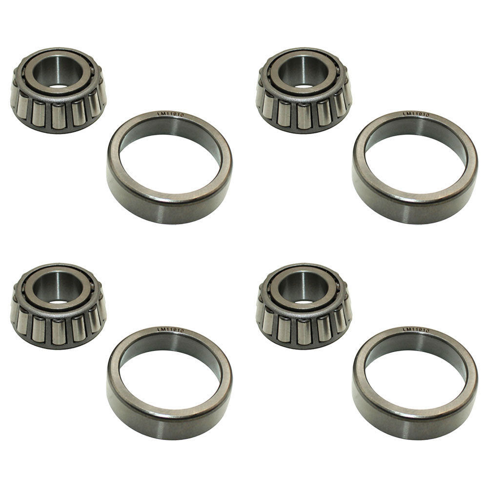 Qty. 4: Bearing Cone & Cup  Fits Scag Replaces 482621